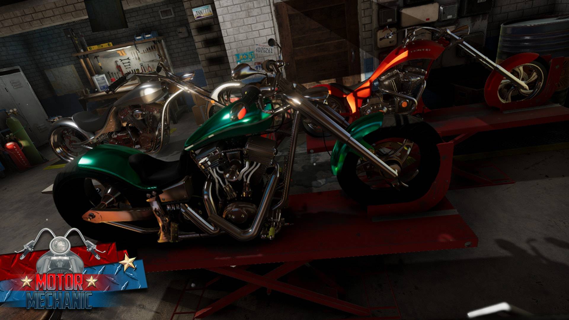 скриншоты Motorcycle Mechanic Simulator 2021 от торрент игрухи