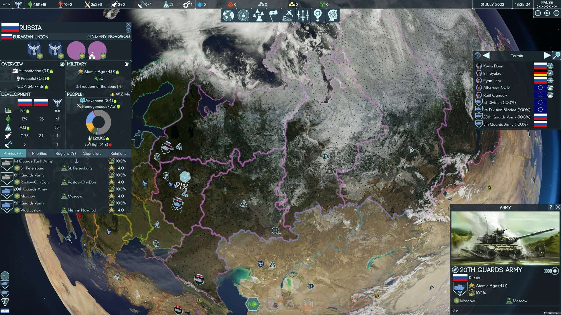 скриншоты Terra Invicta от торрент игрухи