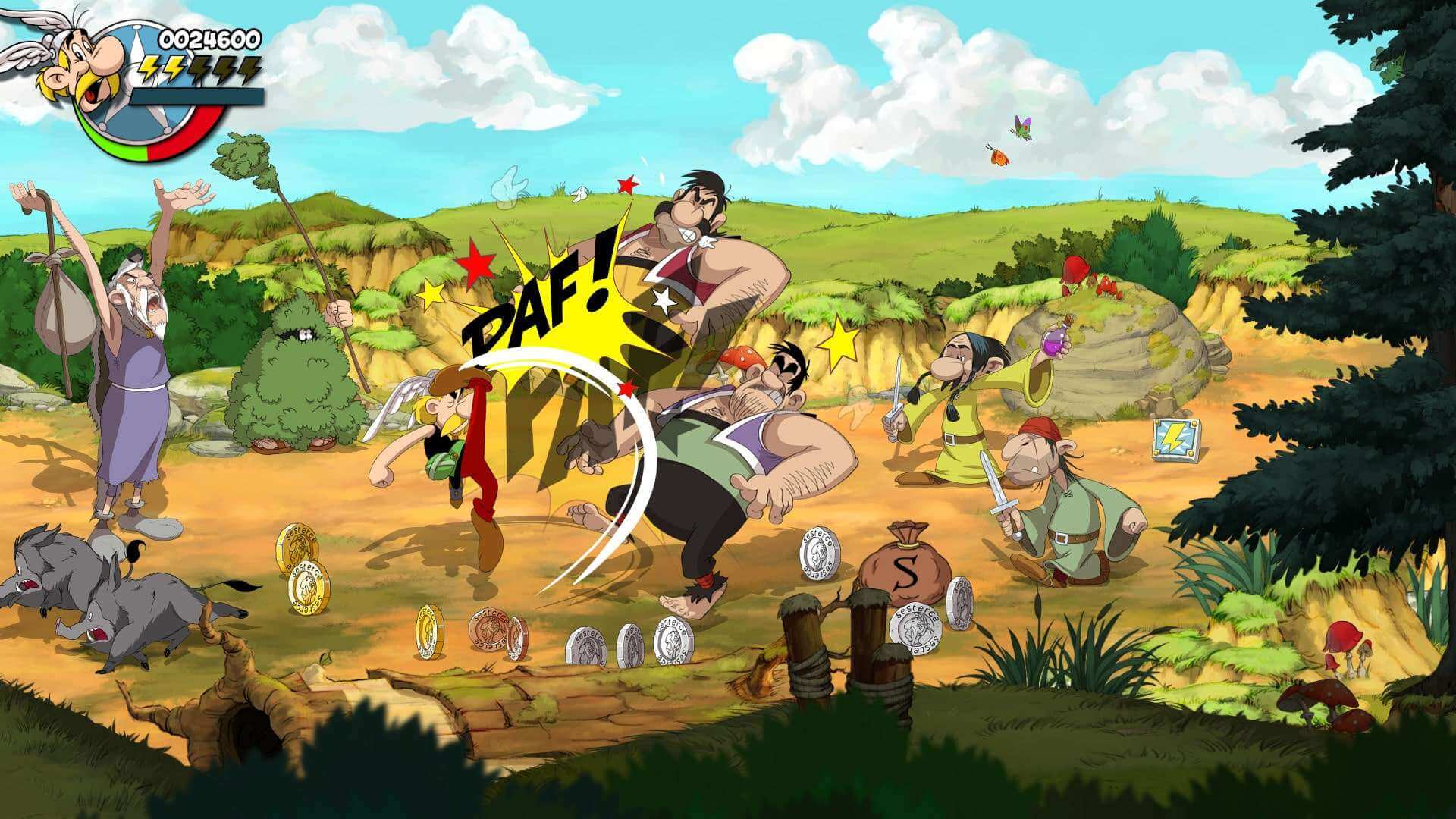 скриншоты Asterix & Obelix Slap them All! от торрент игрухи