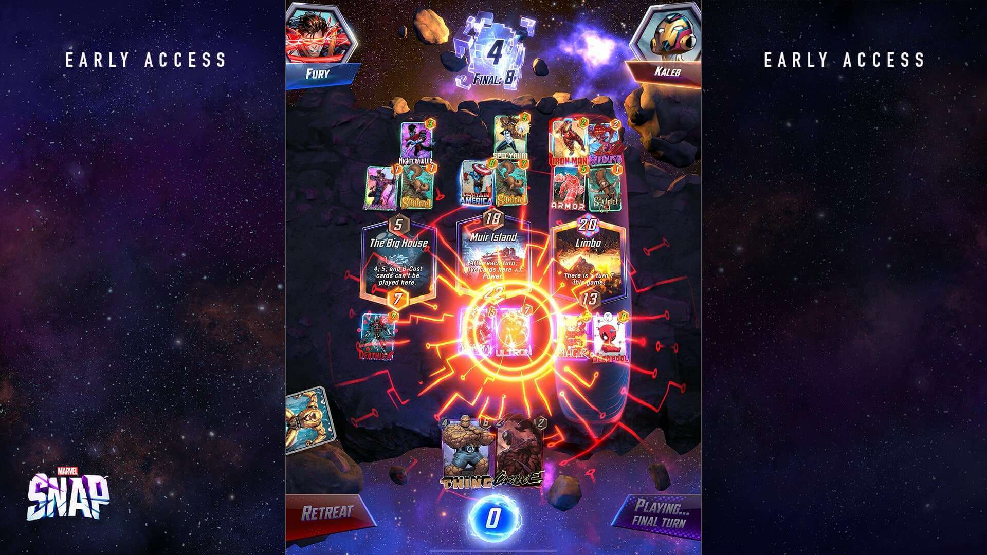 скриншоты Marvel Snap от торрент игрухи