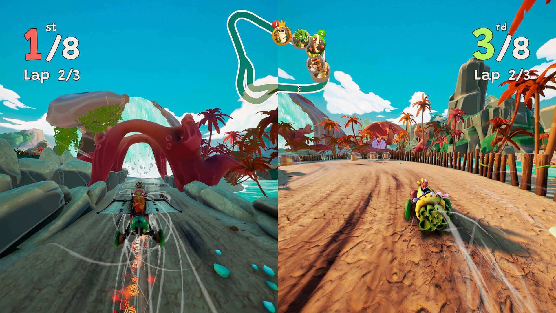 скриншоты Gigantosaurus: Dino Kart от торрент игрухи