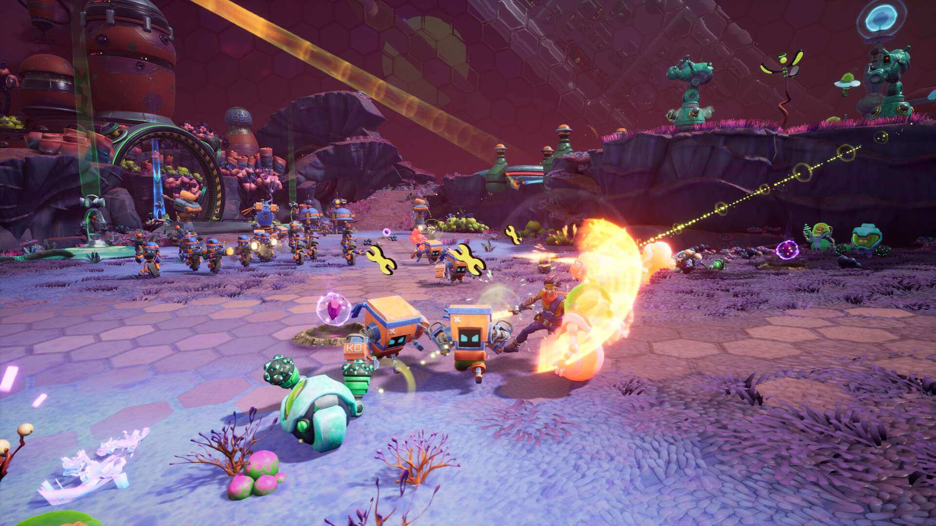 скриншоты Chip ‘n Clawz vs. The Brainioids от торрент игрухи